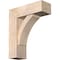 Ekena Millwork Thorton Block Smooth Bracket w/ Offset Brace, Douglas Fir, 7 1/2"W x 22"D x 26"H BKT0806X22X26THR05SDF - alternate 1